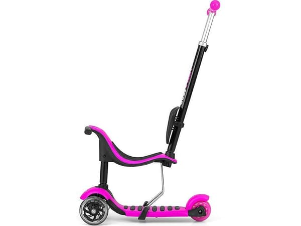 Milly Mally Little Star 3-in-1 askelskootteri, vaaleanpunainen