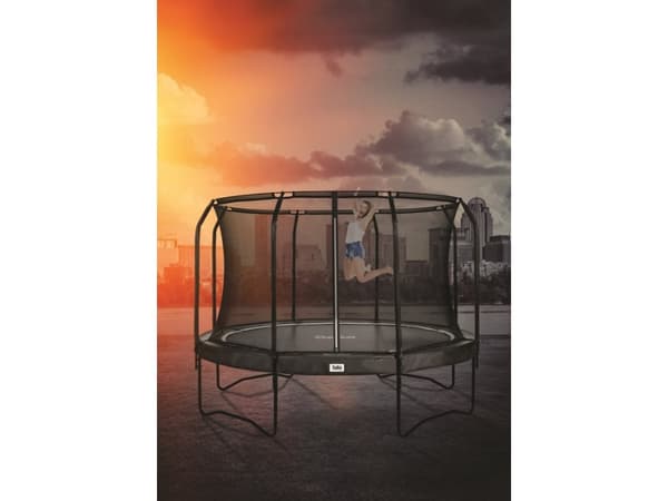 Trampolin Premium Edition Ø396 cm, svart inkl. skyddsnät (805-561)