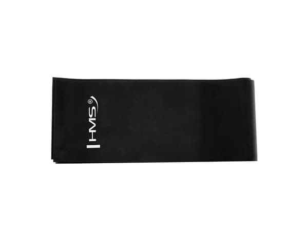 Pilates tape svart 1800x150x1,2 mm HMS TP01 1,2 mm