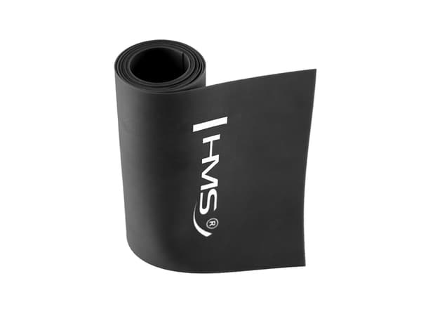Pilates tape svart 1800x150x1,2 mm HMS TP01 1,2 mm