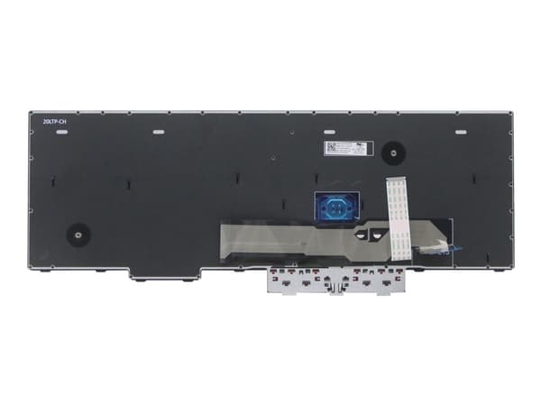 Chicony - Ersättningstangentbord för bärbar dator - fransk - svart - för ThinkPad L15 Gen 1 20U7, 20U8