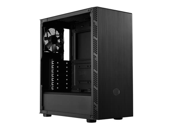 Cooler Master MasterBox MB600L V2, Midi Tower, PC, Musta, ATX, mikro ATX, Mini-ITX, Muovi, Terästä, 16,1 cm