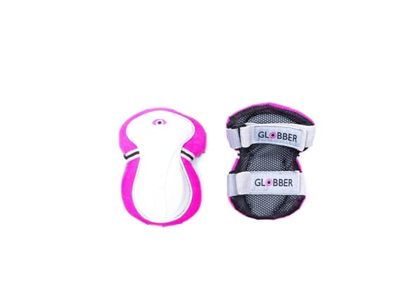 GLOBBER Scooter Protective Pads Junior XXS Range A (25 kg), Pink | Globber | Pink | Scooter Protective Pads Junior XXS Range A