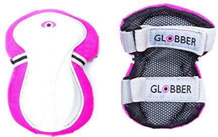 GLOBBER Scooter Protective Pads Junior XXS Range A (25 kg), Pink | Globber | Pink | Scooter Protective Pads Junior XXS Range A