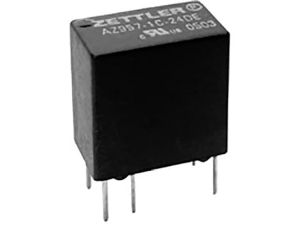 Zettler Electronics AZ957-1C-24DE Printrelæ 24 V/DC 1 A 1 x skiftekontakt 1 stk