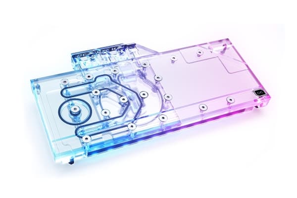 Alphacool Eisblock Aurora Acryl GPX-N, Vattenblock + kylfläns, Svart, Transparent, INNO3D GeForce RTX 3070 iCHILL X3 INNO3D GeForce RTX 3070 iCHILL X