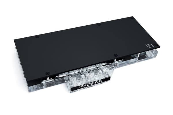 Alphacool Eisblock Aurora Acryl GPX-A, Vattenblock + kylfläns, Akryl, Koppar, Svart, Transparent, AMD Radeon 6800, AMD Radeon 6800 XT, AMD Radeon 690
