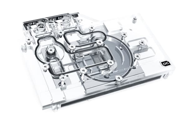 Alphacool Eisblock Aurora Acryl GPX-N, Vesiblokki + jäähdytyslevy, Akryyli, Kupari, Musta, Läpinäkyvä, CE, FC, RoHS, RTX 3070 Founders Edition, 169,5