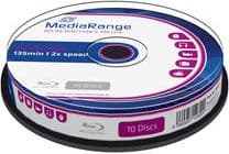 MediaRange - 10 x BD-RE - 25 GB 2x - spindel