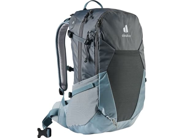 Deuter Futura, Yläreuna, Vuorikiipeily, Harmaa, Unisex, Polyamidi, Sivutasku