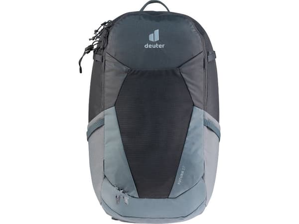 Deuter Futura, Yläreuna, Vuorikiipeily, Patikointi, Harmaa, Unisex, Polyamidi, Sivutasku