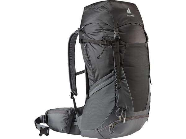 Deuter Futura Pro, Topp, Fjellklatring, Svart, Unisex, Polyamid, Polyetersulfon (PES), Bunnlomme, Sidelomme