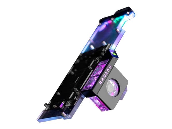 EkWaterBlocks EK-Quantum Scalar Flow Indicator Top-To-Bottom D-RGB - Vannstrømningsindikator for væskekjølesystem - svart