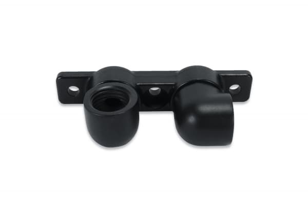 EK Water Blocks 3831109831885, Liitoskappaleet, Messinki, PTFE, Musta, 1/4", 29,5 mm, 70 mm
