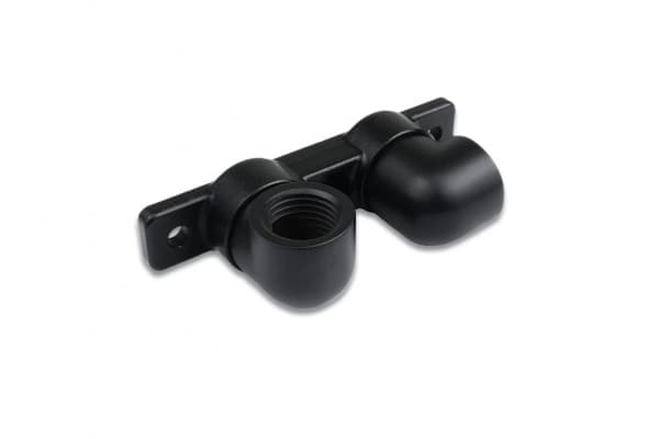 EK Water Blocks 3831109831885, Liitoskappaleet, Messinki, PTFE, Musta, 1/4", 29,5 mm, 70 mm