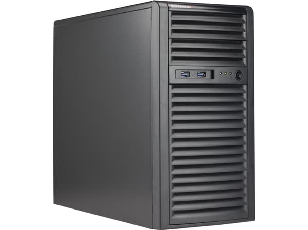 Supermicro SC731 i-404B - Tower - micro ATX 400 Watt - svart - USB