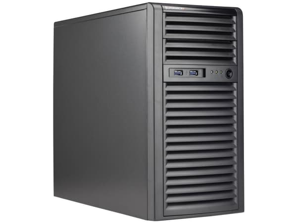 Supermicro SC731 i-404B - Tower - micro ATX 400 Watt - svart - USB