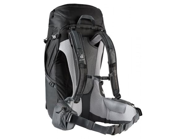 Deuter Futura Pro 34 SL, Innvendig ramme, Topp, Turgåing, Sort, Hunkjønn, Polyamid, Polyester