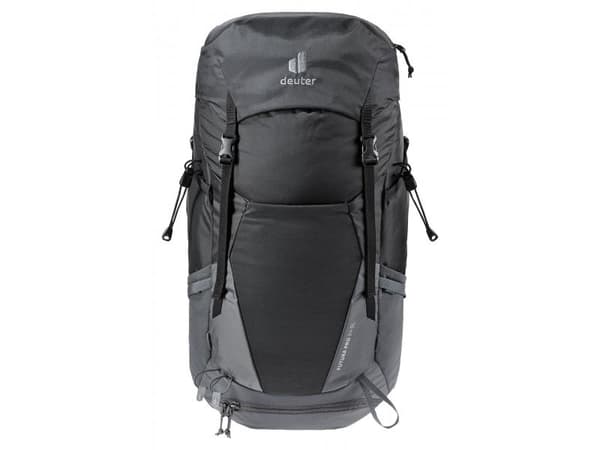 Deuter Futura Pro 34 SL, Innvendig ramme, Topp, Turgåing, Sort, Hunkjønn, Polyamid, Polyester