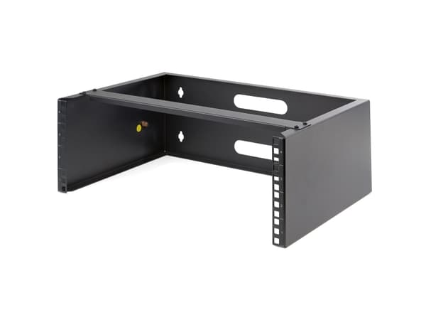 StarTech.com 4U Wall Mount Rack, 19" Wall Mount Network Rack, 13.78 inch Deep (Low Profile), Wall Mounting Patch Panel Bracket for Network Switches,