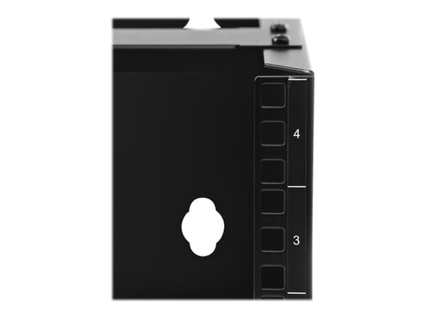 StarTech.com 4U Wall Mount Rack, 19" Wall Mount Network Rack, 13.78 inch Deep (Low Profile), Wall Mounting Patch Panel Bracket for Network Switches,