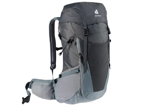Deuter Futura 26, Innvendig ramme, Topp, Turgåing, Grå, Polyamid, Polyester, Stål