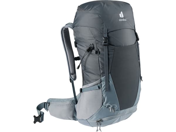 Deuter Futura, Övre, Bergsklättring, Vandring, Grå, Unisex, Polyamid, Sidoficka