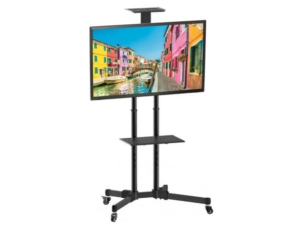 Techly ICA-TR16T, 50 kg, 94 cm (37"), 177,8 cm (70"), 200 x 200 mm, 600 x 400 mm, -10 - 10° Sort