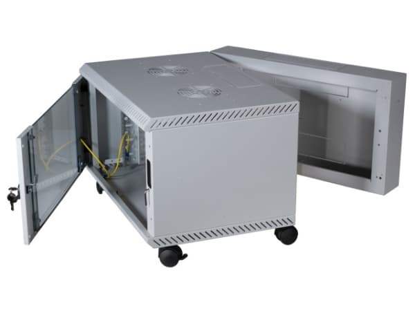 EFB Elektronik 691618VGR.60, Frittstående hylle, 18U, 50 kg, Grå