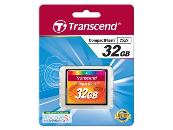 Transcend - Flashminnekort - 32 GB - 133x - CompactFlash