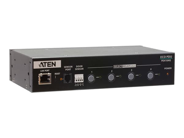 ATEN PE4104G-AT-G tehonjakeluyksikkö 4 AC-pistorasia(a) 1U Musta