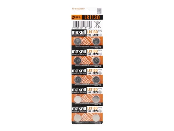 Maxell LR 1130 - Batterier 10 x LR54