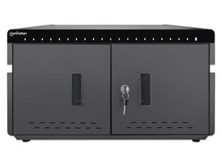 Manhattan 715959, Kabinett for håndtering av bærbare enheter, Sort, Bord, 2,2 cm, 26,4 cm, 23,5 cm