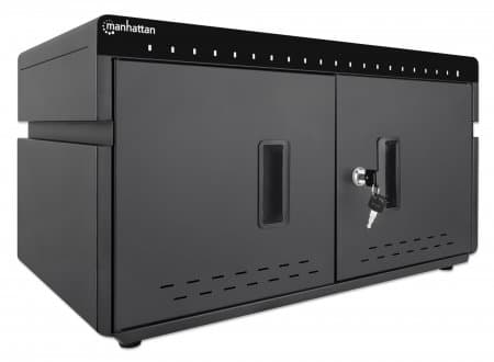 Manhattan 715959, Kabinett for håndtering av bærbare enheter, Sort, Bord, 2,2 cm, 26,4 cm, 23,5 cm