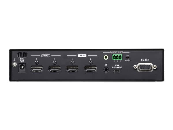 ATEN VM0202HB - Video/audio switch - stasjonær, rackmonterbar