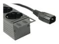 Miniatyrbilde 3 av 5: EnerGenie EG-PDU-014-C14 - Strømfordelerenhet (kan monteres i rack) - AC 250 V - 3680 watt - utgangskontakter: 8 (8 x IEC 60320 C14) - 1U - 3 m kabel