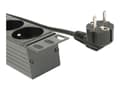Miniatyrbilde 3 av 5: EnerGenie EG-PDU-014-F - Strømfordelerenhet (kan monteres i rack) - AC 250 V - 3680 watt - utgangskontakter: 8 (8 x strøm) - 1U - 3 m kabel