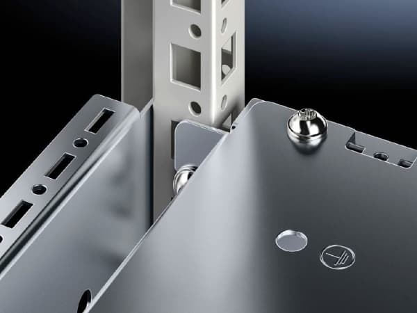 Rittal 8617.663, Utvidgningsplatta, Stål, VX, 600 mm, 600 mm, 1,5 mm