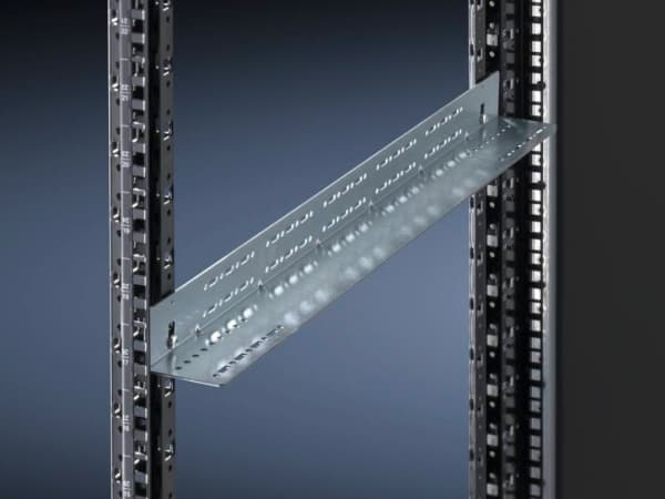 Rittal 5302.033, Skena till rackskåp, Hasselnöt, Nickel, Galvaniserat stål, 204 kg, 2U, VX IT