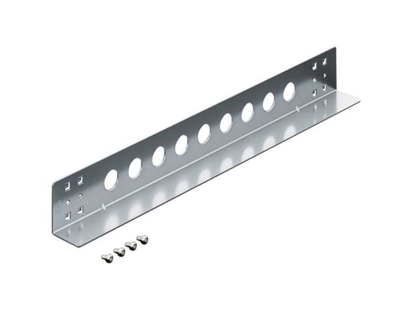 Rittal 5302.033, Skena till rackskåp, Hasselnöt, Nickel, Galvaniserat stål, 204 kg, 2U, VX IT