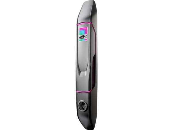 Rittal 8618.201, Dørhåndtak, Svart, Rosa, Zink, Rittal VX IT, 660 g, 1 stykker