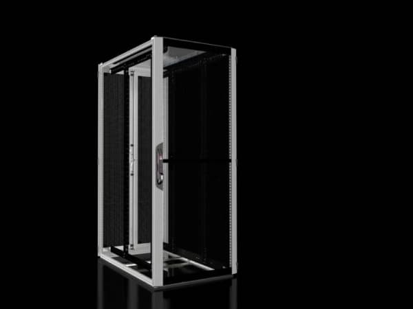 Rittal 5311.116, Fristående rack, 42U, Knapplås, 101 kg, Svart