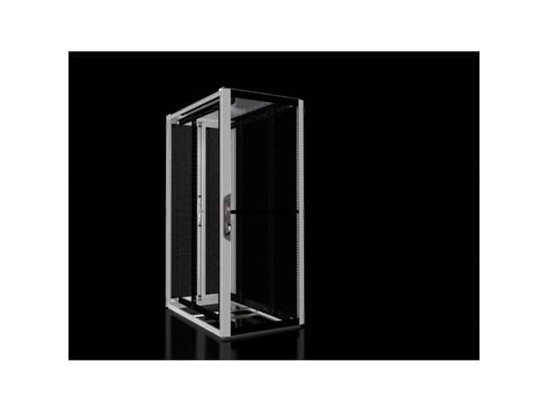 Rittal 5311.116, Fristående rack, 42U, Knapplås, 101 kg, Svart