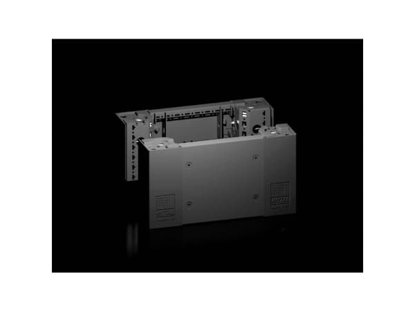 Rittal 8640.021, Pohjan kansi, Musta, Terästä, VX, VX IT, VX SE, TE, TS, TS IT, SE, CM, TP, PC, IW, 2 kpl, 5,42 kg