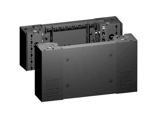 Rittal 8640.021, Pohjan kansi, Musta, Terästä, VX, VX IT, VX SE, TE, TS, TS IT, SE, CM, TP, PC, IW, 2 kpl, 5,42 kg