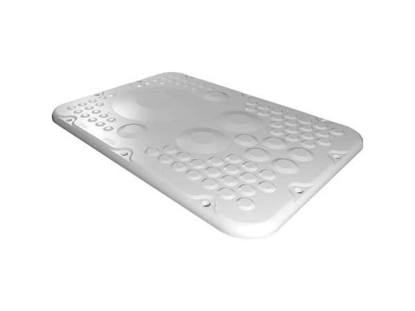 Rittal SZ 2565.300, Rackplate, Plast, Lysegrå, 1 stykker, 560 g