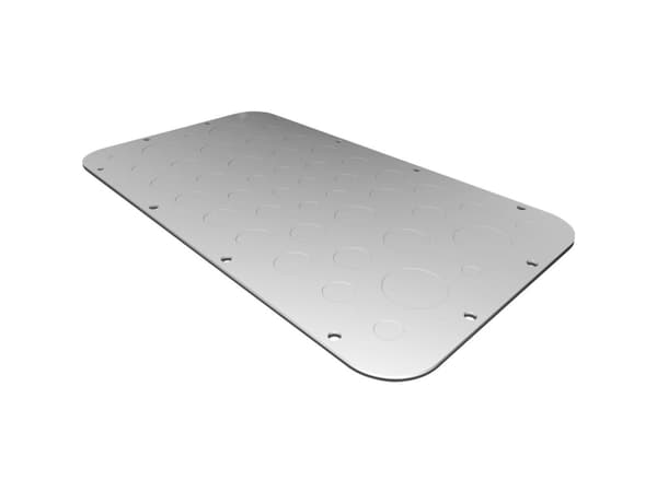 Rittal AX 2576.100, Platta till rackskåp, Ljusgrå, Stål, IP66, 401 mm, 221 mm
