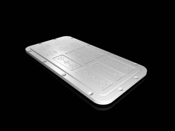 Rittal SZ 2567.200, Rackplate, Lysegrå, Plast, IP66, -40 - 80 °C, 436 mm