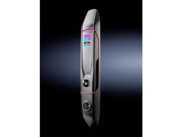 Rittal 8618.231, Ovenkahva, Musta, Vaaleanpunainen, Sinkki, Rittal VX IT, 670 g, 1 kpl