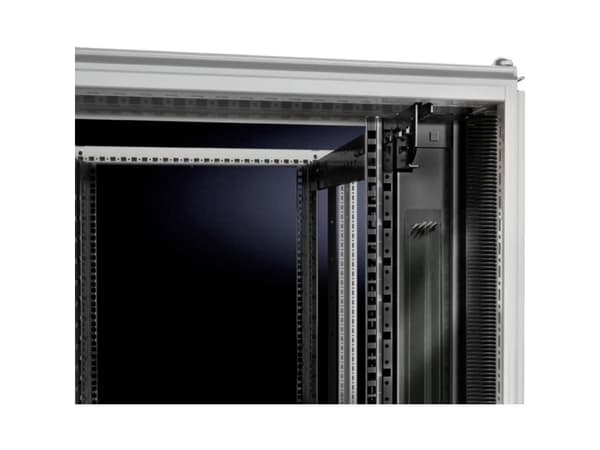 Rittal DK 5302.010, Luftadministrasjonsbaffel, Sort, Plast, Stål, 1 stykker